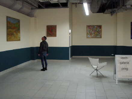 Galerie Prag2 mit Kunstwerken von Ilse Feldberg und Harald H. Bader